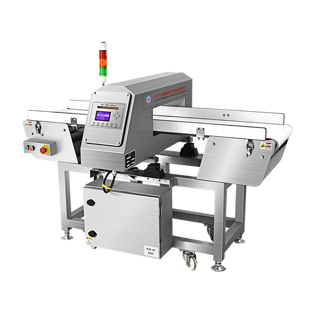 Detector de metales para alimentos con configuración automática de sensibilidad para galletas