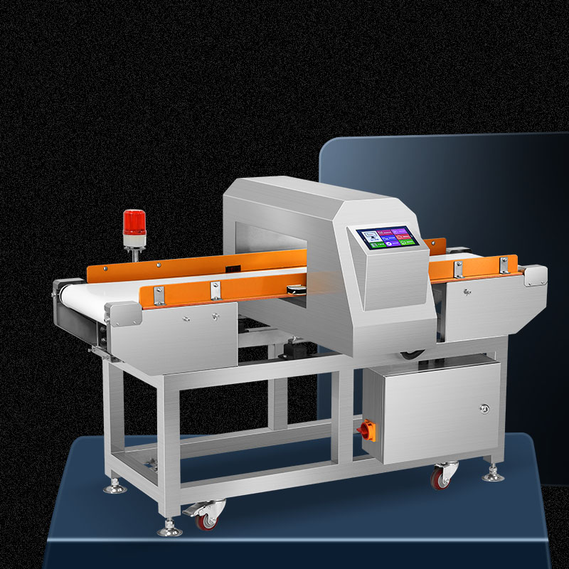 Detector de metales de cinta transportadora para la industria alimentaria 