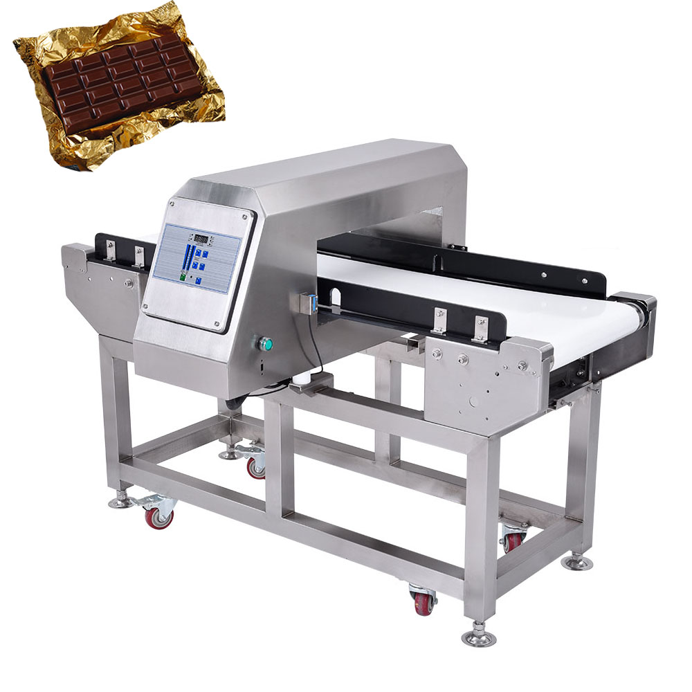 Detector de metales para envasado de aluminio, detector de metales de galletas, detector inteligente de metales de alimentos