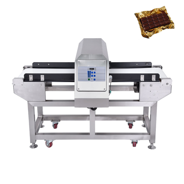 Detector de metales para envasado de aluminio, detector de metales de galletas, detector inteligente de metales de alimentos