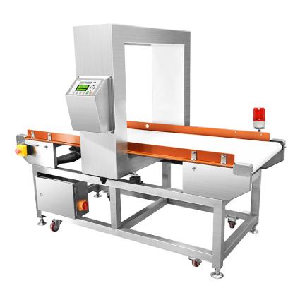 Máquina de detección de metales con cinta transportadora para detector de seguridad alimentaria