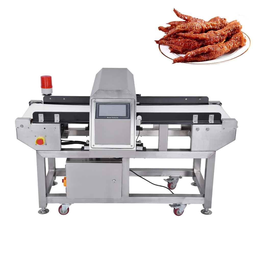 Detector inteligente de metales de alimentos, máquina de detector de metales de alimentos, detector de metales para la línea de producción de alimentos
