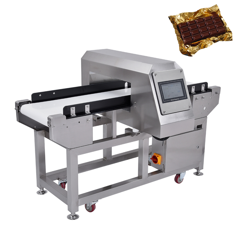 Detector de metales para envases de aluminio de aluminio, detector de metal de chocolate, detector de metales para la industria alimentaria