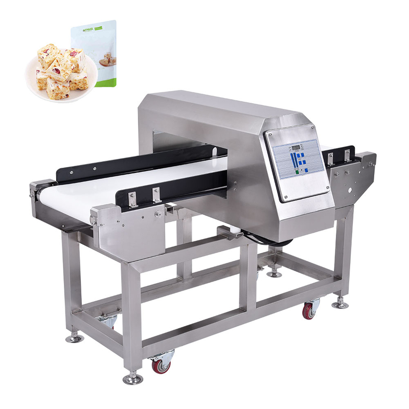 Detector de metales para envasado de aluminio, detector de metales de galletas, detector inteligente de metales de alimentos