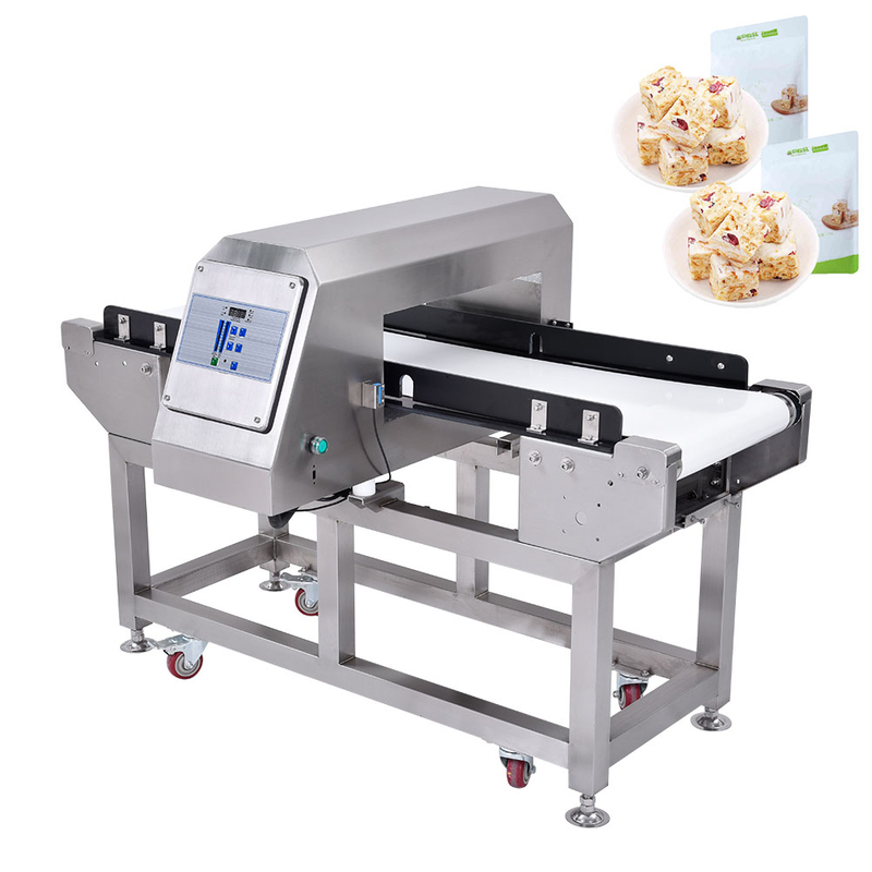 Detector de metales para envasado de aluminio, detector de metales de galletas, detector inteligente de metales de alimentos