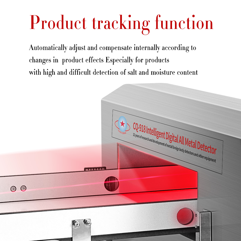 Detector de metales de alimentos profesional de configuración automática para frutas